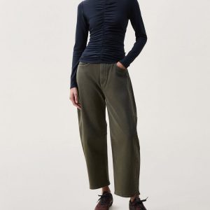 Lucy Shirred Top Black