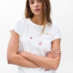 Lucky Charm Graphic T Shirt White Multi