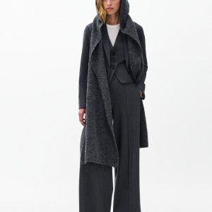 Irina Striped Tailored Pants Grey Stripe