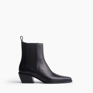 Joni Leather Chelsea Boots Black
