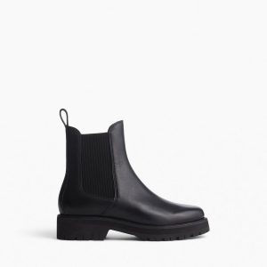Corey Leather Chelsea Boots Black