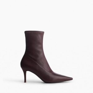 Mercer Leather Ankle Boots Bordeaux