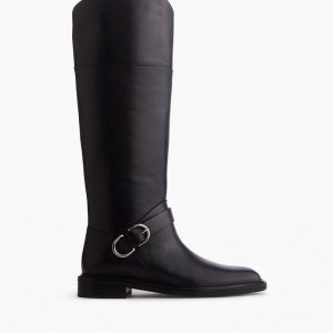 Hayden Leather Riding Boots Black