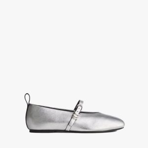 Spire Mary Jane Shoes Silver