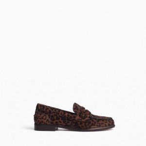 Carter Leopard Calf Hair Loafers Leopard Hair Calf