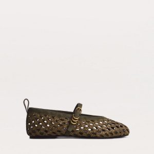Spire Woven Mary Janes Loden Woven