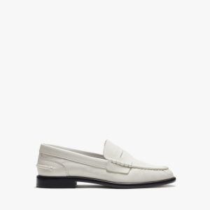 Carter Leather Loafers Antique White