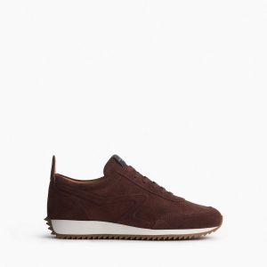 Retro Runner Sneakers Mocha Suede