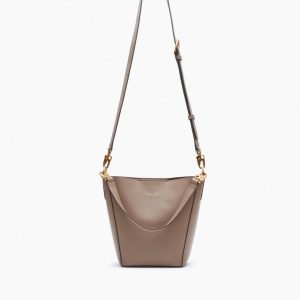 Parker Leather Bucket Bag Clay