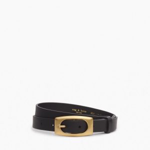 Rory Leather Belt Black