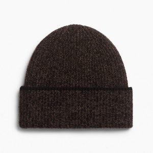 Jensen Cashmere Beanie Brown Multi