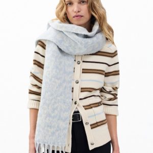 Nora Twisty Scarf Sky Blue Multi