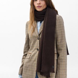Joni Wool Scarf Dark Espresso