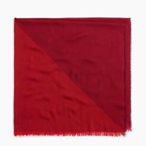Geo Dagger Scarf Ruby