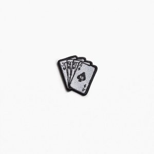 rb Embroidered Patch Cards (Royal Flush)
