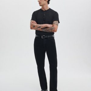 Fit 2 Black: Slim Fit Black Authentic Stretch Jean