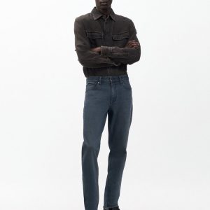 Fit 3 Athletic Jeans Graphite Blue