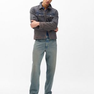 Fit 4 Straight Jeans Sepia Indigo