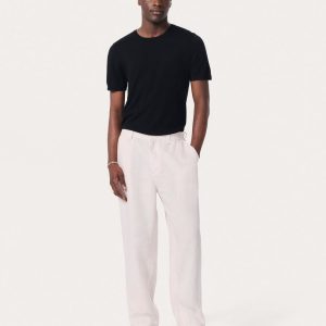 Baggy Linen Trousers Chime Grey
