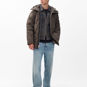 Dane Quilted Down Jacket Stonewall