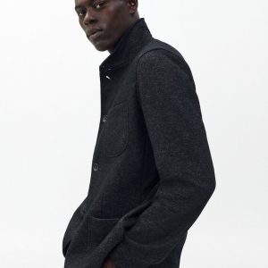 Prospect Knit Blazer Dark Grey