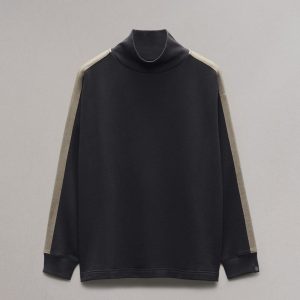 Mockneck Sweatshirt Black