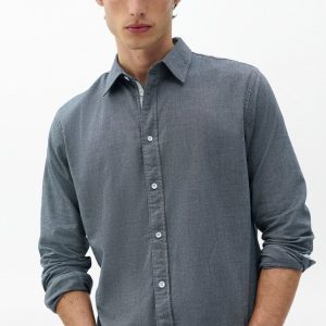 Tomlin Stretch Dobby Shirt Sky Blue