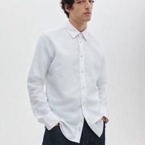 Tomlin Stretch-Cotton Dobby Shirt White