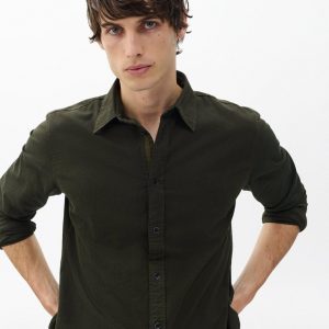 Tomlin Stretch Dobby Shirt Forest Green