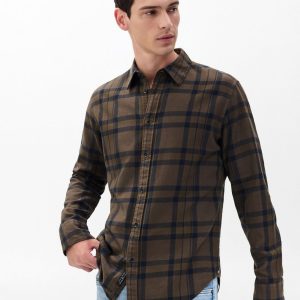 Tomlin Plaid Flannel Shirt Stonewall