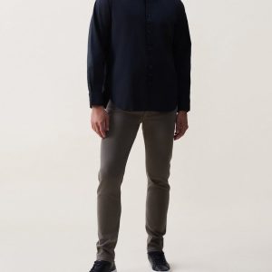 Griffin Poplin Shirt Black