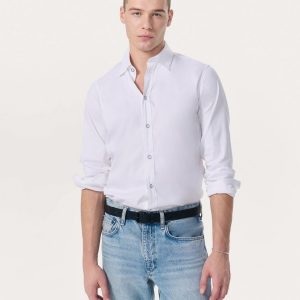 Patrick Poplin Shirt White