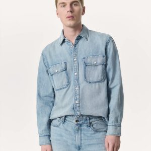 Relaxed Fit Featherweight Denim CPO Overshirt Fletcher