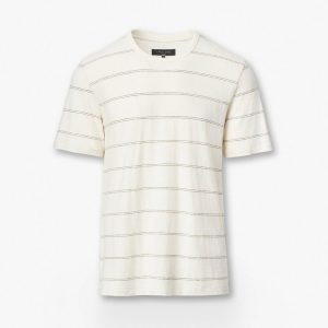 Classic Striped T Shirt White