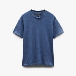 Classic Flame T Shirt Worn Indigo