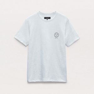 Sour Face Embroidered T Shirt Arctic