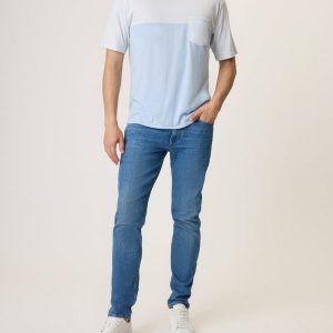 Lawrence Colorblock T Shirt Blue Multi