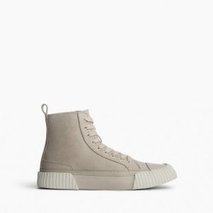 Jones High-Top Canvas Sneakers Cloud Sand