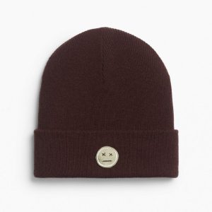 Sour Face Beanie Brown Multi