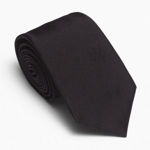 rb Silk Tie Black