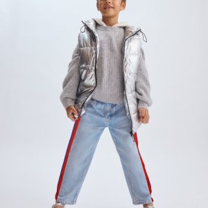 Mini Miramar Track Pants Coney with Blue & Red Stripe